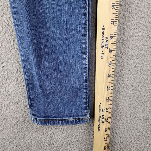 Gap Jeans Womens 2x26 Blue Denim Slim Stretch Classiccore Preppy Casual Distress - Picture 4 of 12